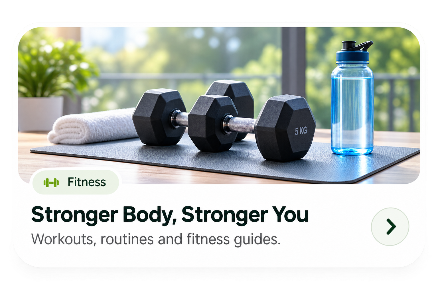 Stronger Body, Stronger You - Workouts, routines and fitness guides