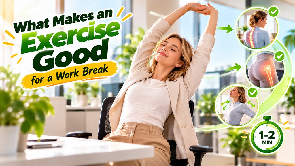 What makes an exercise good for a work break